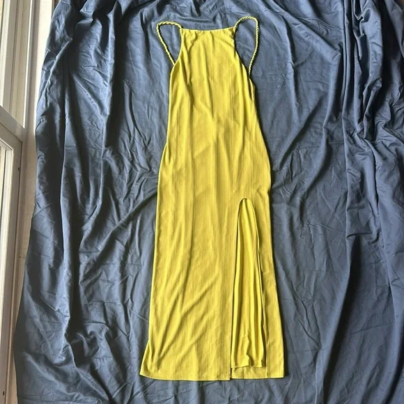 Shelly Midi Dress Camila Coelho in Yellow Green - Picture 5 of 8